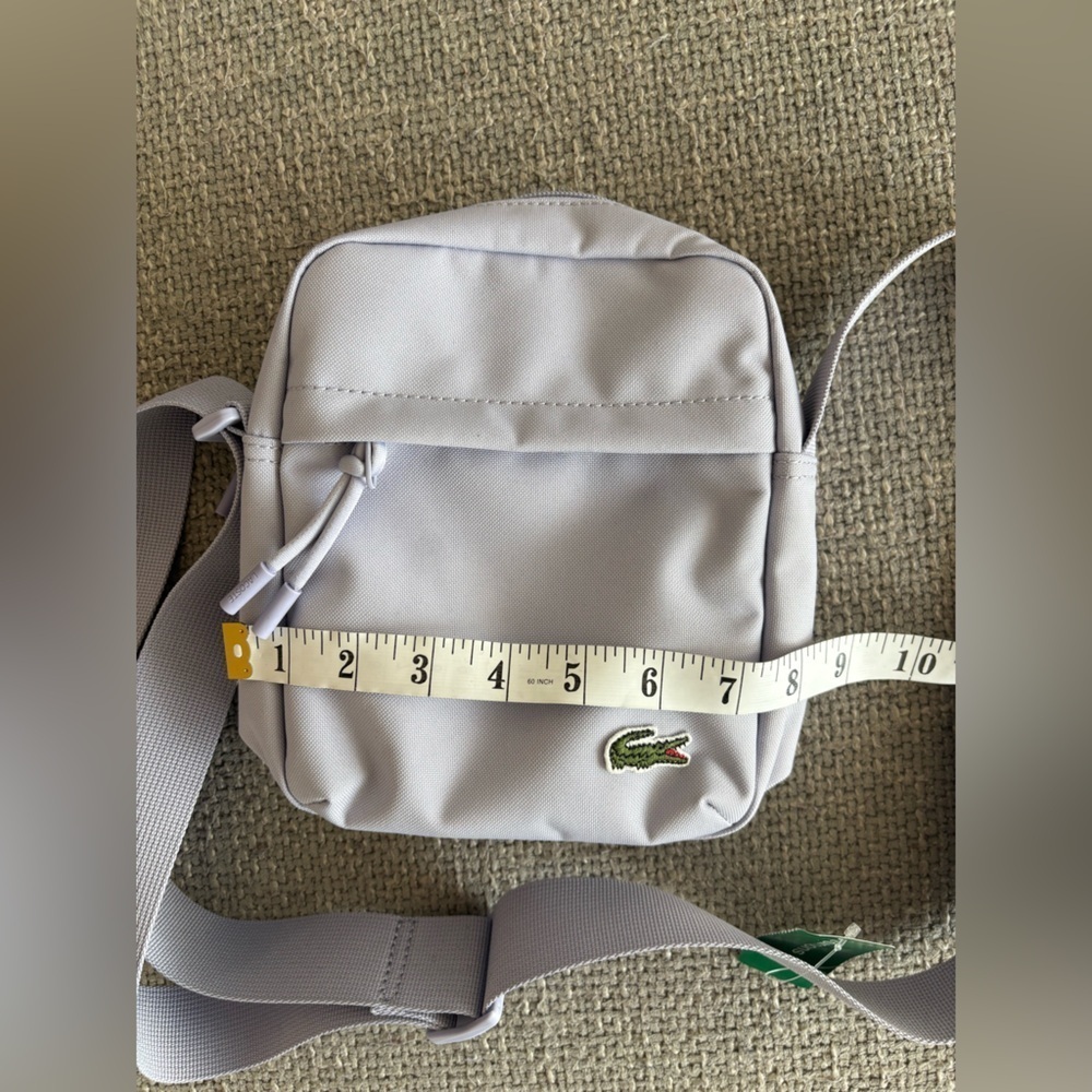 Lacoste Neocroc Unisex Shoulder Bag in Lilac – Brand New with Tags - Picture 7 of 12